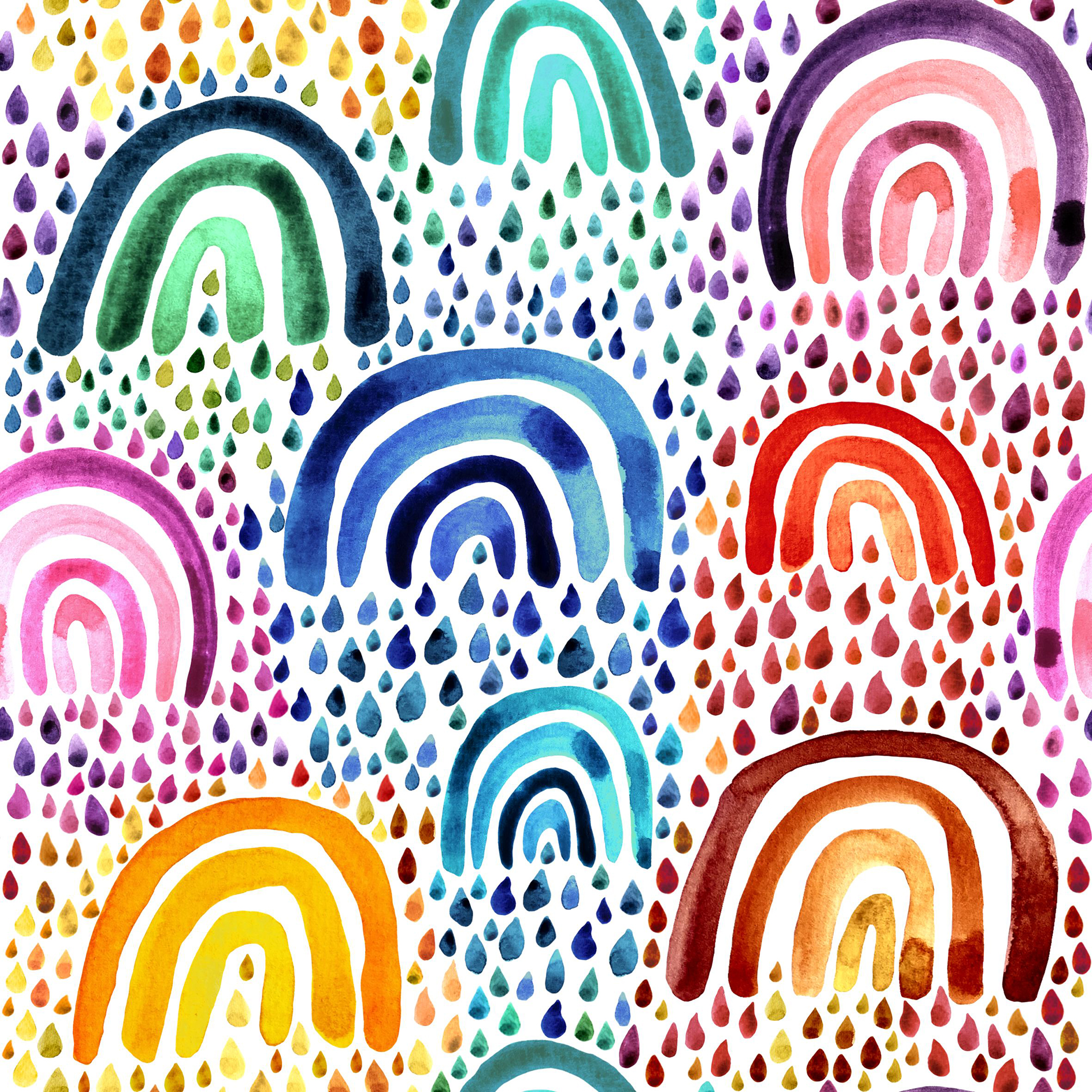 Jersey (Bio) Rainy Rainbows - Eigenproduktion